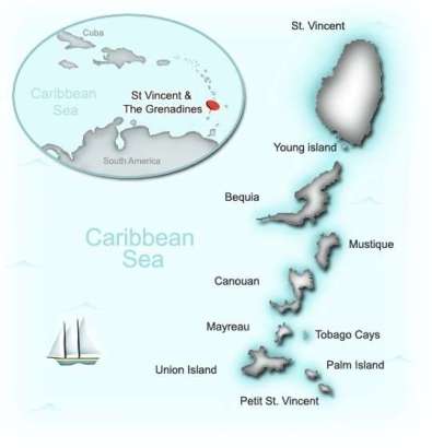 Bequia Map