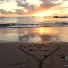 Sunset Gros Islet Friday Jump Up