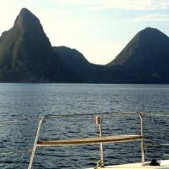 Sailing, St. Lucia - Pitons
