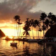 Sunset Marigot Bay