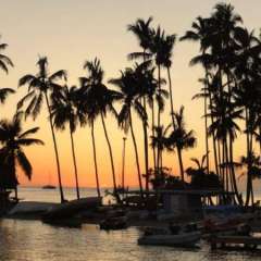 sunset Marigot Bay