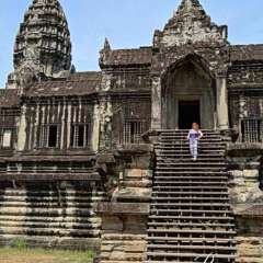 Angkor Wat stairs