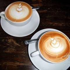 Inn A Day Ten's morning coffee art - Bangkok