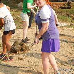 Elephant Nature Park - work poo shoveling