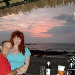 Khao Lak - sunset dinner on the beach