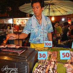 Street food - squid vendor