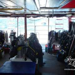 MV Mariner dive deck