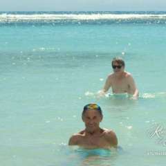 Guadeloupe - Sainte Anne Beach, our monk friends