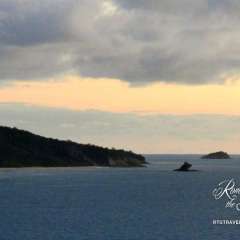 Antigua departure - Hawksbill from a distance