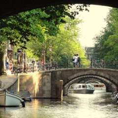 Amsterdam bridges - How many can you count in this photo?