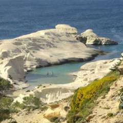 Milos, Greece - stunning Sarakiniko Beach