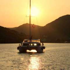 Greece - sunset reflections