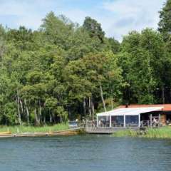 Djurönäset summer boathouse restaurant