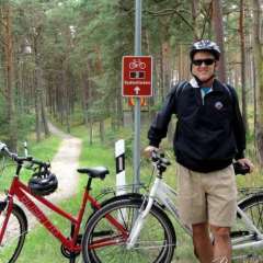 Cycling at Southeast Trail, Skane