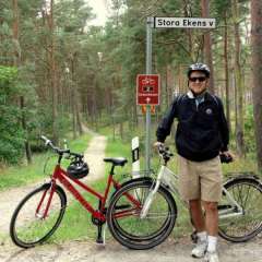 Cycling at Southeast Trail, Skane