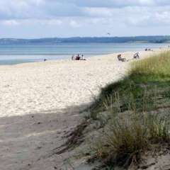 Beach while cycling at Southeast Trail, Skane