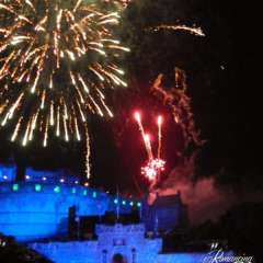 Fireworks at Edinburgh Royal Military Tattoo