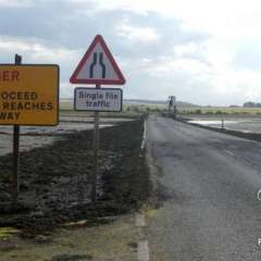 Holy Island warnings
