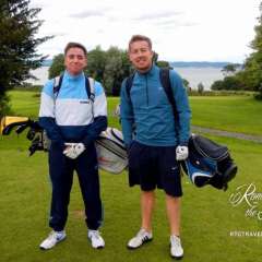 Friendly Golfers, Jack and Shawn at Silverknowes