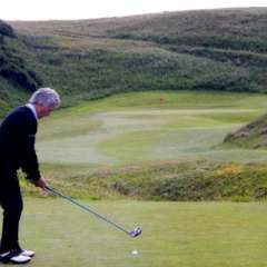 John at Cruden Bay Golf Course