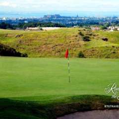 Edinburgh view from Swanston Golf Club