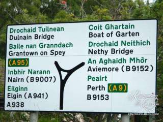 Cairngorm sign
