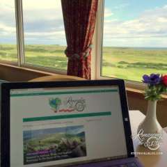 Cruden Bay clubhouse - Sheila's workspace