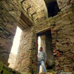 Slains Castle climber
