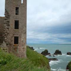 Slains Castle coast