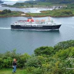 View of Oban from Dunollie