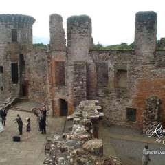 Caevalerock Castle - There was a wedding party and men of all ages were wearing kilts!