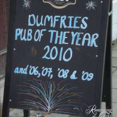 At Dumfries pub, Cavens Arms
