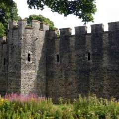 Cardiff Castle wall