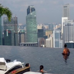 Skyline from Marina Bay Sands