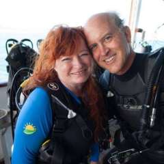 Sheila and Tom on the Reef Encounter