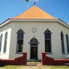 Papetoai Temple, also known as the Octagonal Church