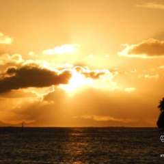 Huahine sunset