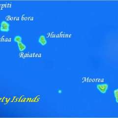 French Polynesia map