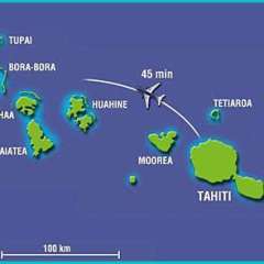French Polynesia map