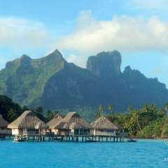 Bora Bora - Hilton overwater bungalows