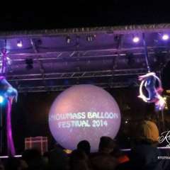 Snowmass Village Balloonfest Night Glow concert and acrobats