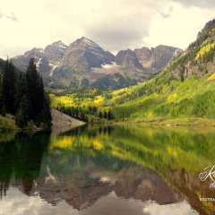 Colorado Maroon Bells - The most photographed peaks in North America (how do they know that). Here's our version.