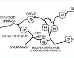 Map Snowmass, Colorado
