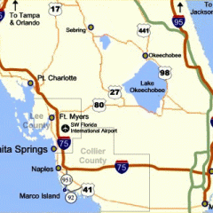 Map of the region