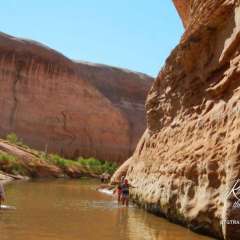 Hiking (wading)
