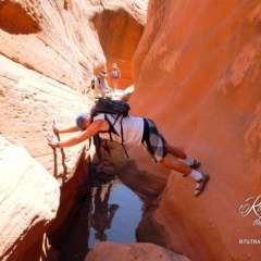 Hiking at Lake Powell