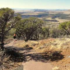 Capulin volcano path