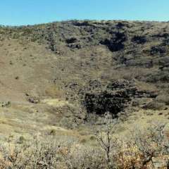 Capulin volcano crater