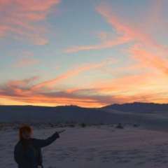 White Sands at Sunset