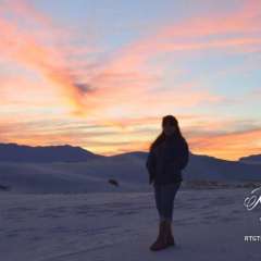 White Sands at Sunset